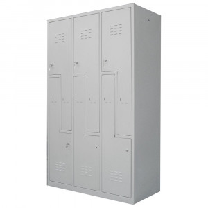 Vestiar 6 usi Z, 1150x450x1800 mm