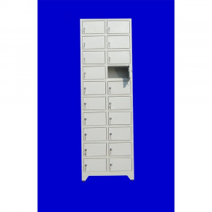 Vestiar cusetat 2x10 cu picioare, 600x360x1850 mm - Img 2