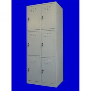 Vestiar metalic cusetat 2x3 cusete "MINI",600x450x1500 mm