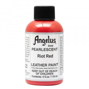 Vopsea acrilica Angelus perlata (Pearlescent) pentru piele, 118 ml - Img 5