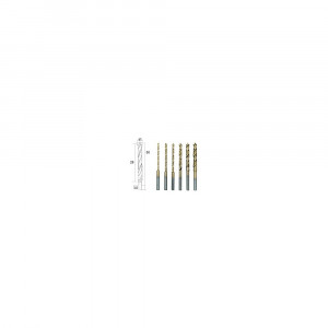 28876 Set burghie HSS cu pin pentru centrare, Proxxon - Img 7