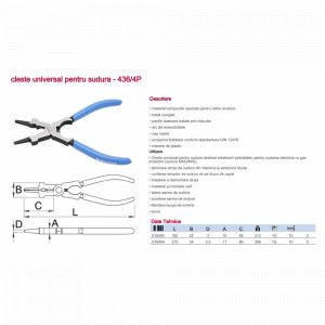436/4P Cleste universal pentru sudura, Unior - Img 11