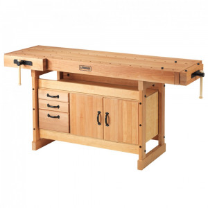 Banc de lucru pentru tamplarie PROFI SCANDI PLUS 1825 +dulap SM03, Sjobergs - Img 2