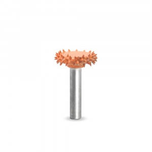 Biax sculptura lemn SABURR - Cap forma disc 3/4" X 1/4" - Img 2
