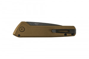 Briceag automat de vanatoare Buck Deploy Auto Sniper 0838BRS1-B, otel S35VN, maner aluminiu, Button Lock - Img 4