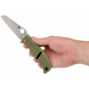 Briceag Caribbean™ G-10 Negru/Galben Sheepfoot, Spyderco - Img 9
