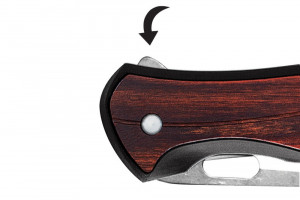 Briceag de buzunar Buck Vantage Avid Mare 0346RWS-B, otel 420HC, maner lemn Dymondwood - Img 2