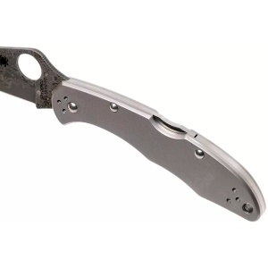 Briceag Delica® 4 Ti / Damascus, Spyderco - Img 6