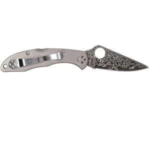 Briceag Delica® 4 Ti / Damascus, Spyderco - Img 9