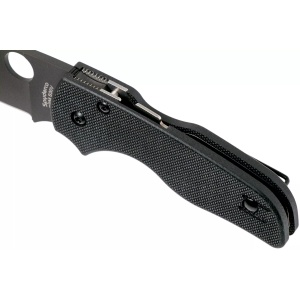 Briceag Lil' Native® G-10 negru / lama neagra, Spyderco - Img 5