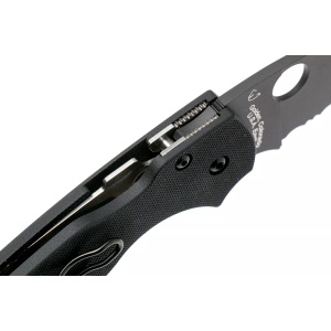 Briceag Lil' Native® G-10 negru / lama neagra, Spyderco - Img 11