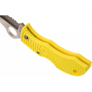 Briceag Manbug™ Salt™ FRN Yellow Sheepfoot, Spyderco - Img 4