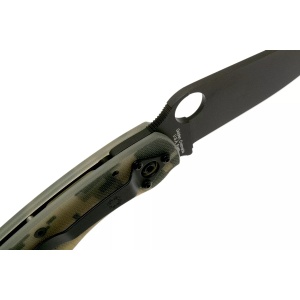 Briceag Military™ Model G-10 Digital Camo / lama neagra, Spyderco - Img 5