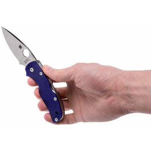 Briceag Native® 5 G-10 Dark Blue CPM S110V, Spyderco - Img 7