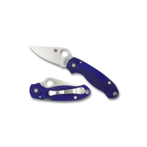 Briceag Para™ 3 G-10 Dark Blue CPM S110V, Spyderco - Img 8