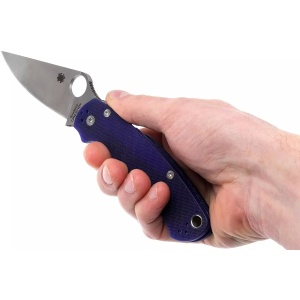 Briceag Para Military™ 2 G-10 Dark Blue CPM S110V, Spyderco - Img 8