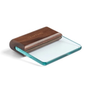 Burnisher profesional din sticla pentru netezirea si finisarea pielii Tandy Leather - Img 2
