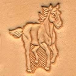 Cap de stanta de embosare 3D Craftool, model cal in galop (Running Horse) - Tandy Leather 88311-00