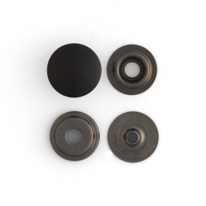 Capse Line 20 si Line 24, negru mat, gunmetal mat sau inox, set 100 buc - Tandy Leather