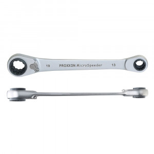 Cheie inelara cu clichet Proxxon 23236, 10 x 13 x 17 x 19 mm, 72 dinti - Img 5