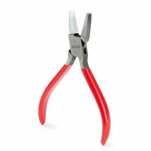 Cleste plat, semirotund cu falci din plastic pentru bijutieri, ANTILOPE, Niqua - Img 2