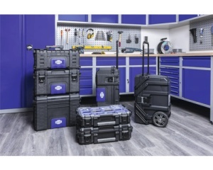 Cutie mobila pentru scule Industrial Cantilever 57 l, 64,6 x 41 x 37,3 cm, cu roti - Img 4