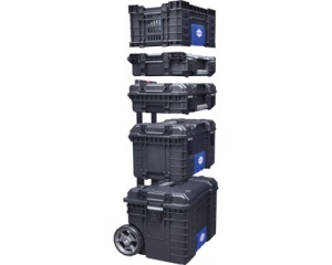 Cutie plastic pentru scule Industrial 22" 56,4 x 35 x 31 cm, 36 l - Img 4