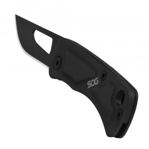 Cutit breloc SOG Centi I CE1002-CP, lama 3Cr13, Slip Joint, maner din otel inoxidabil, Mini EDC Keychain Knife - Img 3