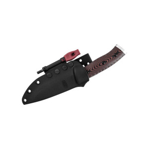 Cutit de supravietuire Buck 863 Selkirk 0863BRS-B, lama 11.7 cm, otel 420HC, maner Micarta, amnar inclus - Img 8