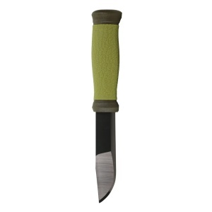 Cutit Mora 2000 Green (S) outdoor si vanatoare, lama inox 14C28N-acoperire DLC , maner cauciucat - Img 3