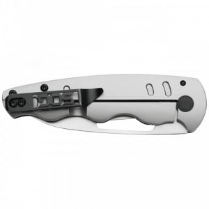 Cutit pliabil SOG Escape FL 14-52-01-57, lama Drop Point 8Cr13MoV, Frame Lock, maner din otel inoxidabil, EDC Rescue Folder - Img 3