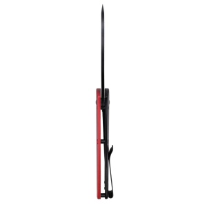 Cutit pliabil SOG Escape FL Red, lama 8Cr13MoV, Frame Lock, maner rosu din aluminiu anodizat - Img 3