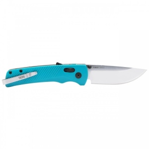 Cutit pliabil SOG Flash AT Petrol Green 11-18-13-41, lama Drop Point CRYO D2 Satin, deschidere asistata S.A.T., AT-XR Lock, maner GRN Petrol Green, EDC Premium - Img 4