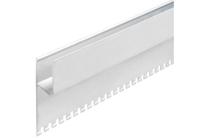 Dreptar din aluminiu profill h cu dinti, 1,2 m SOLA ALZ 2605/1,2 m - imagine 2