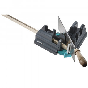 Echer reglabil și dispozitiv de ghidare pentru taiere parchet si plinte Wolfcraft,100mm - Img 1