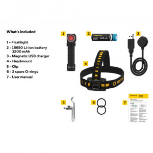 F06901C Lanterna multifunctionala Wizard C2 WR Magnet USB - lumina alba, Armytek - Img 6