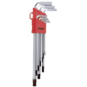 Felo 36500901, Set 9 chei L HEX BLX9, extra-lungi, cap cu bila, HEX 1.5-10.0mm - Img 1