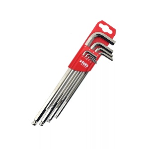 Felo 36500911, Set 9 chei L HEX, extra-lungi, cap cu bila, HEX 1.5-10.0mm - Img 2