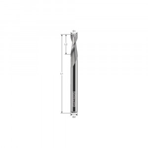 Freza cu 2 caneluri, Datron 0068630, 3.0x3.175mm - Img 2