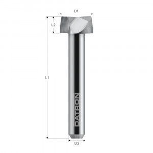 Freza etajata frontala, Datron 0078820A,20.0x10.0mm - Img 5