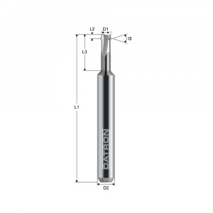 Freza pentru filetare 3 caneluri, Datron 0068454, 4.4x2.0x6.0mm - Img 2