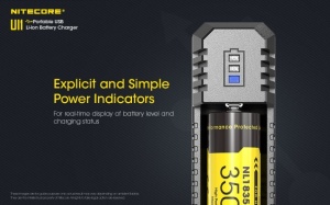 Incarcator Inteligent Nitecore UI1, 1 Slot, Li-ion / IMR, Alimentare USB-C, Recuperare IMR - Img 11