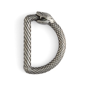 Inele D Infinity Snake (Ouroboros) 13 si 19 mm, fara nichel - Tandy Leather - imagine 3