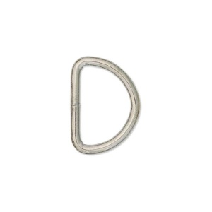 Inele D sudate nichelate, set 10 buc, 13-51 mm - Tandy Leather - imagine 4