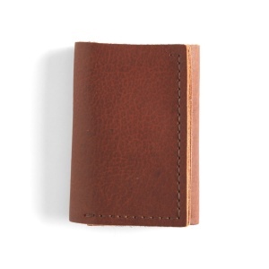 Kit portofel tri-pliat Bison din piele de bizon Tandy Leather, 10 x 7,6 cm