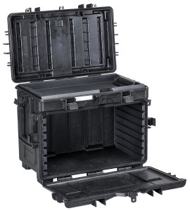 Lada de scule pe roti pregatita pentru sertare, cu RFID/NFC, 5140.BKTE.AH, 581 x 381 x 455 mm, Explorer Cases