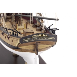 LADY NELSON - Salupa - Secolul XVIII, Navomodel Victory Models, Scara 1:64 - Lungime 53cm - Img 6