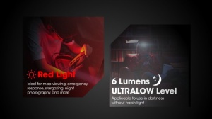 Lanterna Frontala Nitecore HA13, 350 Lumeni, 120 Metri, Lumina Rosie, 3 x AAA, IPX6 - Img 15