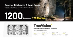 Lanterna Frontala Nitecore HA29 UHE, 1200 Lumeni, USB-C, Acumulator 2500 mAh, Rezistenta la Frig, IPX8 - Img 14