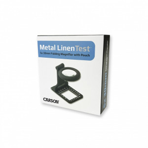 Lupa pliabila Metal LinenTes cu LED și masuratori 5x30 mm - Carson - Img 3